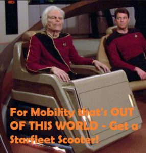 StarFleet Scooter - 24th Century Mobility